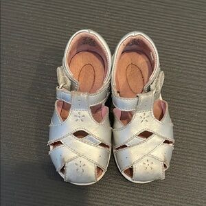 Silver Kids Sandals